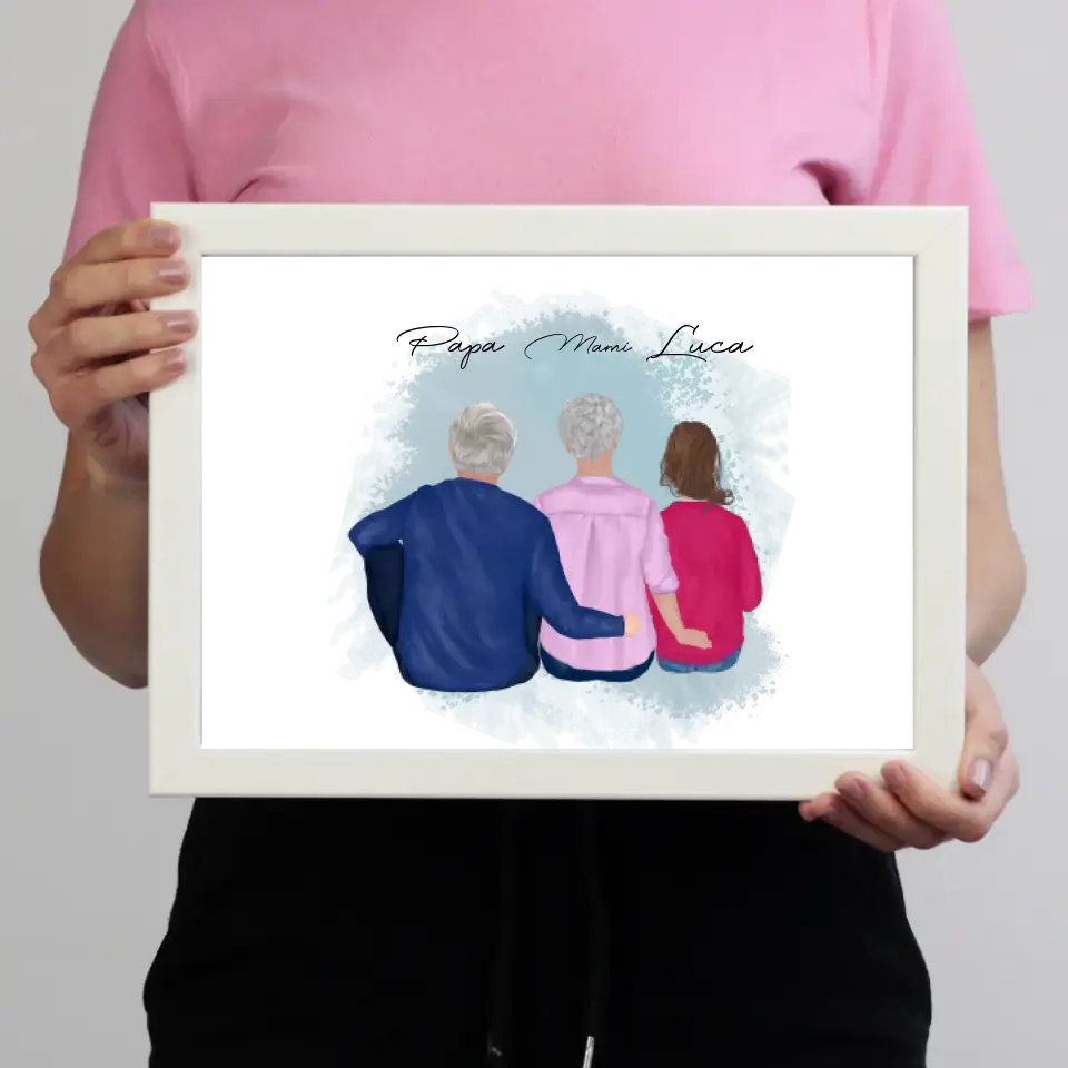 Nagyszülős falikép