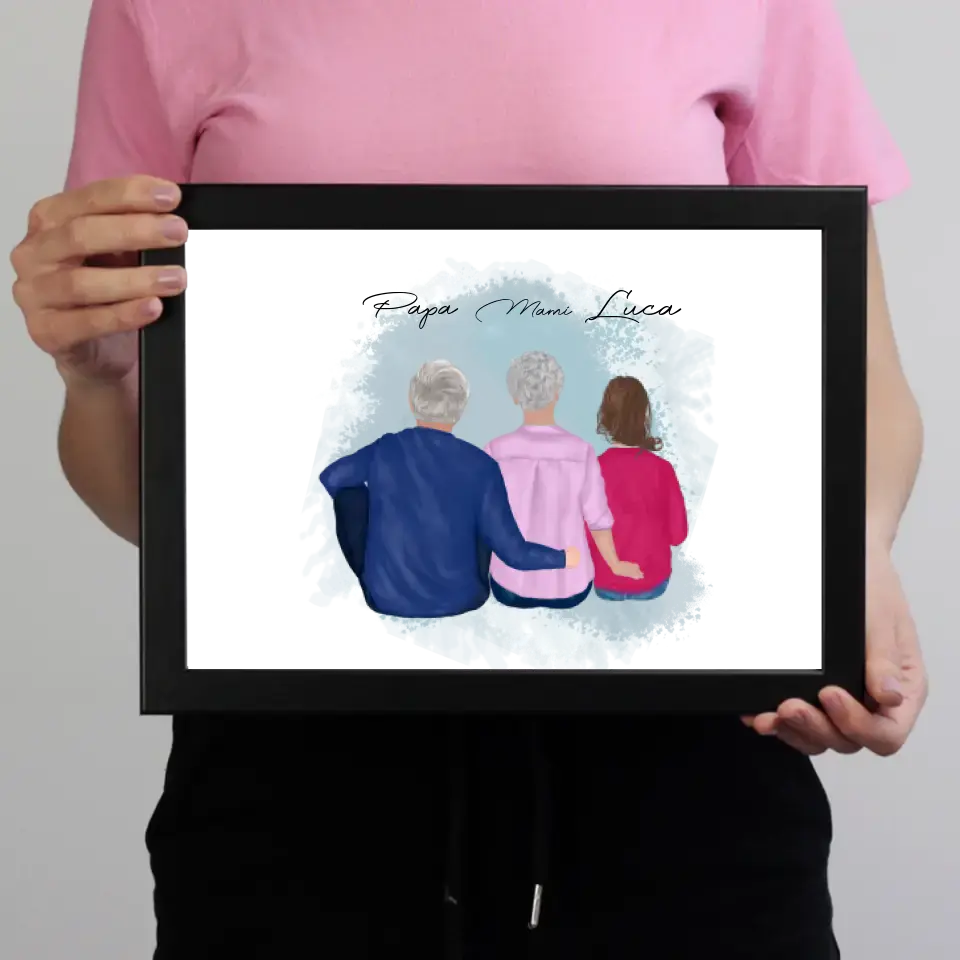 Nagyszülős falikép