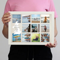 11 képes montázs falikép Anglia térképpel