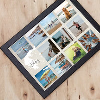 11 képes montázs falikép Görögország térképpel