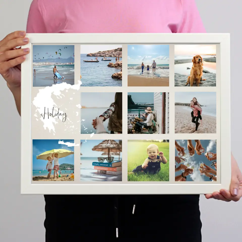 11 képes montázs falikép Görögország térképpel