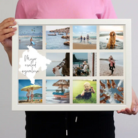 11 képes montázs falikép Montenegro térképpel