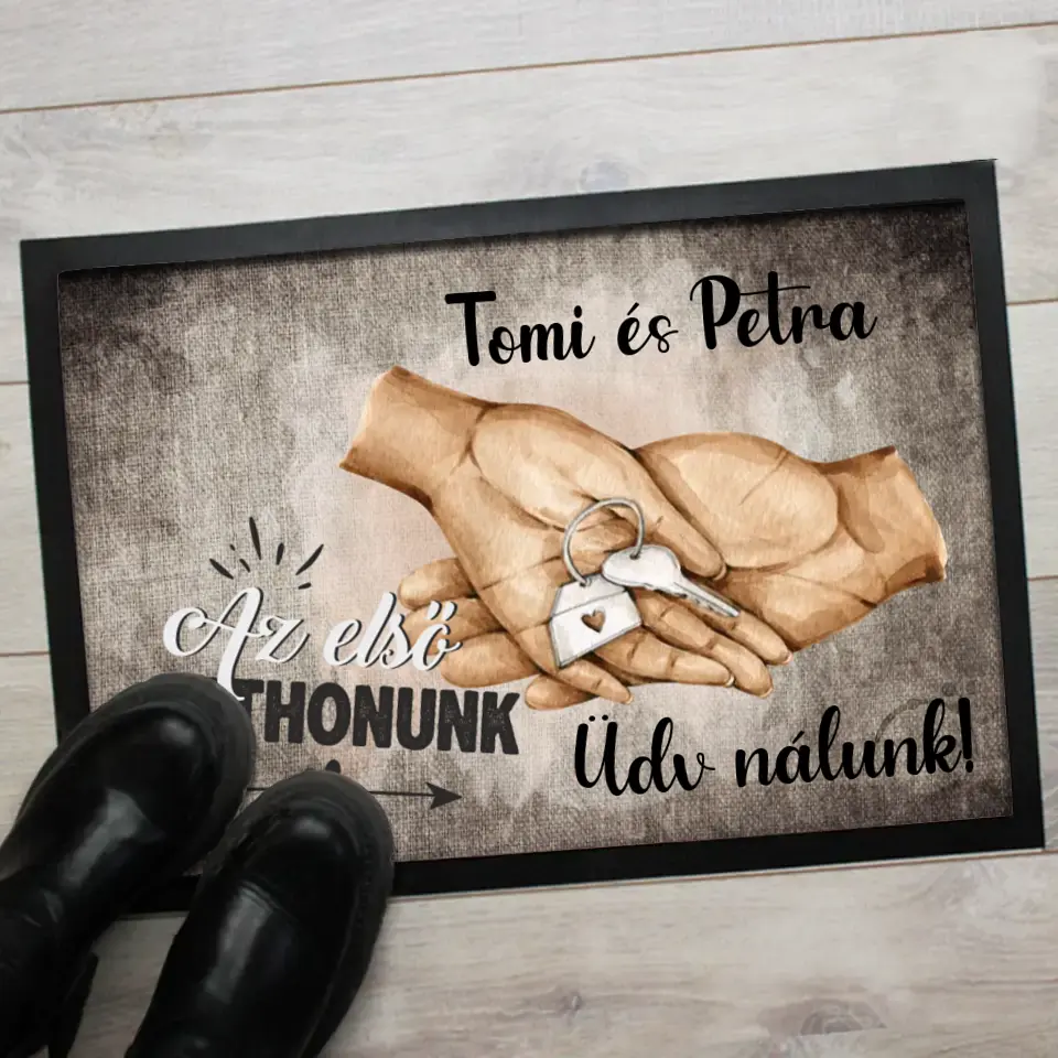 Az első otthonunk lábtörlő