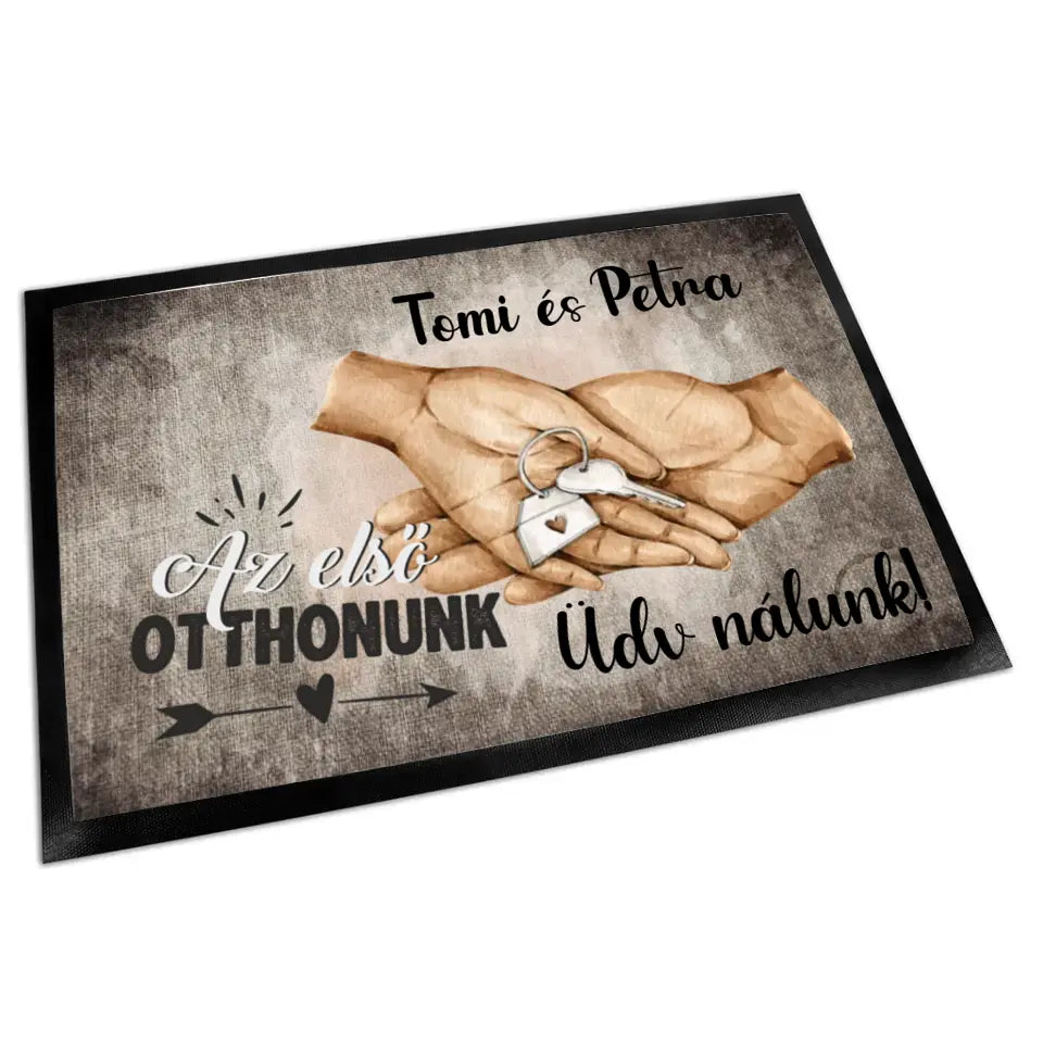 Az első otthonunk lábtörlő