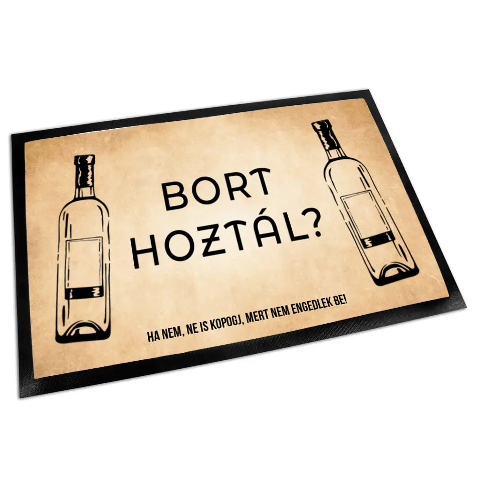 Mit hoztál? egyedi lábtörlő 