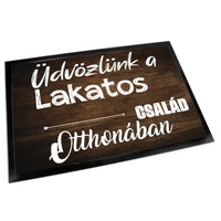 Üdvözlünk lábtörlő