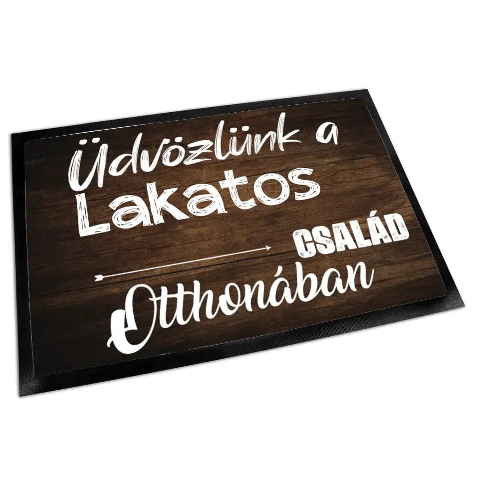 Üdvözlünk lábtörlő