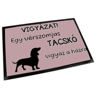 Kutyás egyedi lábtörlő