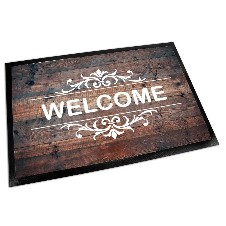 Welcome feliratos egyedi lábtörlő