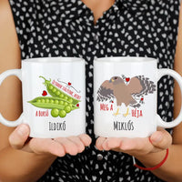  Borsó meg a héja vicces Valentin napi bögre