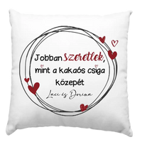 Jobban szeretlek mint, a kakaós csiga közepét