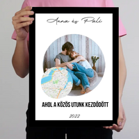 A közös utunk falikép térképpel