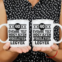 40 évembe telt személyre szabható ajándék bögre születésnapra 40-eseknek