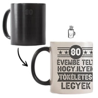 80 évembe telt személyre szabható ajándék bögre születésnapra 80-asoknak