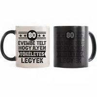 80 évembe telt személyre szabható ajándék bögre születésnapra 80-asoknak