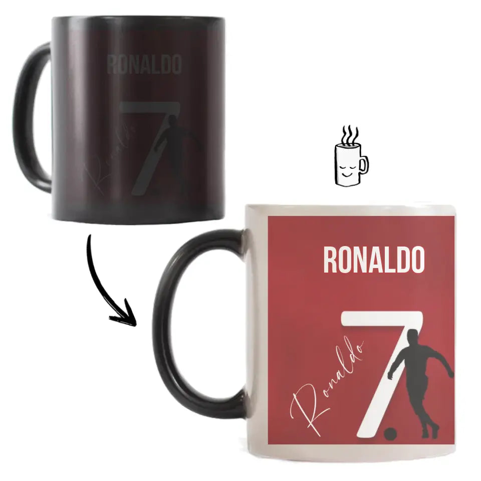  Ronaldo bögre szerkeszthető feliratokkal