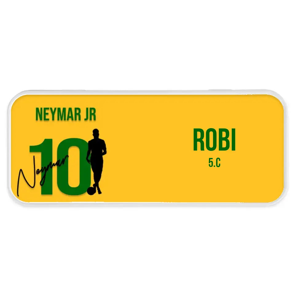 Személyre szabható Neymar egyedi neves tolltartó