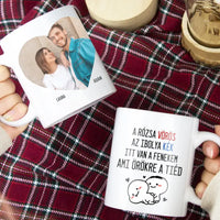  Választható vicces feliratos bögre fényképpel pároknak