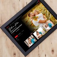 Netflix stílusú Valentin napi falikép pároknak