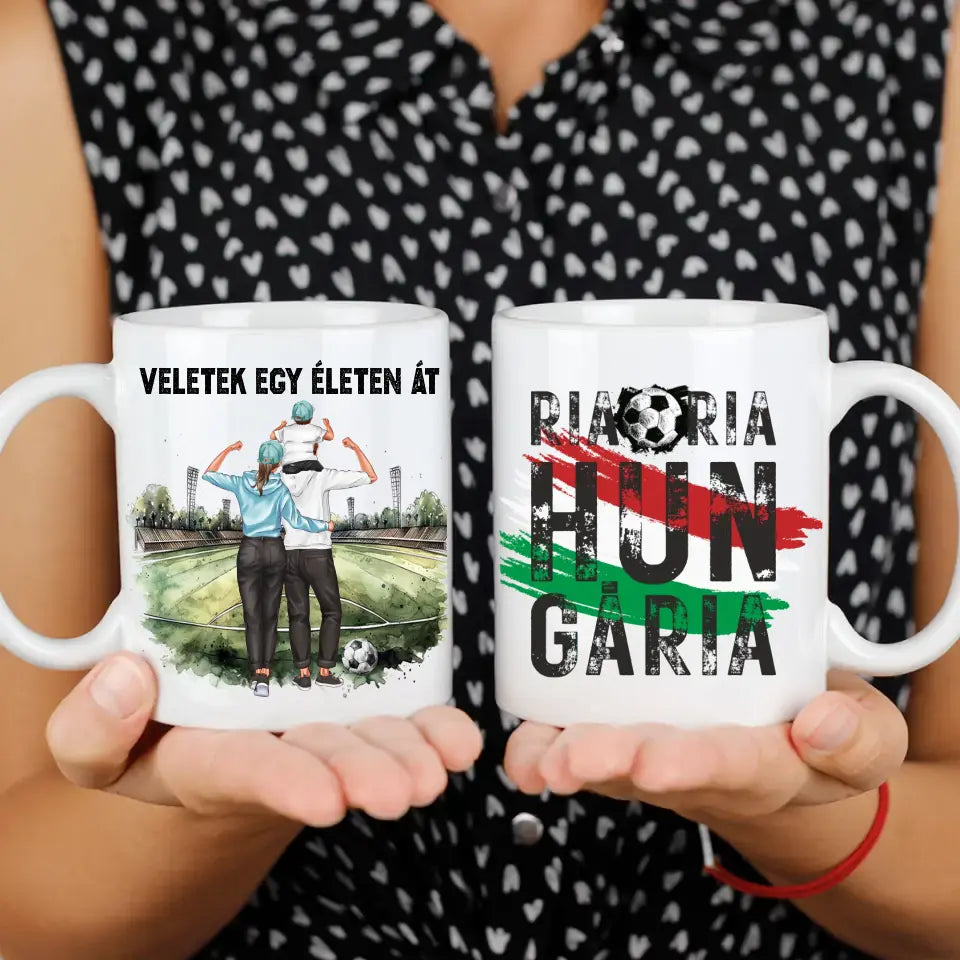 Szerkeszthető karakteres EB 2024 bögre