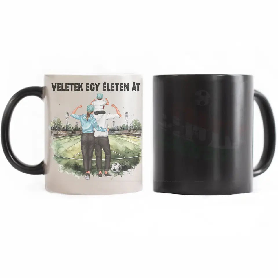 Szerkeszthető karakteres EB 2024 bögre