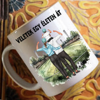 Szerkeszthető karakteres EB 2024 bögre