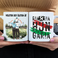 Szerkeszthető karakteres EB 2024 bögre