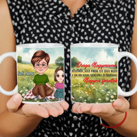 Drága Nagymama cuki karakteres egyedi anyák napi ajándék bögre nagymamáknak