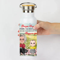 Drága Nagymama cuki karakteres egyedi anyák napi ajándék kulacs nagymamáknak