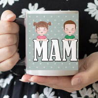 Szerkeszthető karakteres egyedi ajándék bögre Mama felirattal