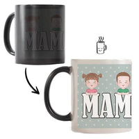 Szerkeszthető karakteres egyedi ajándék bögre Mama felirattal