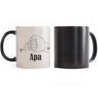 Szerkeszthető egyedi neves ajándék bögre Apáknak