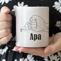 Szerkeszthető egyedi neves ajándék bögre Apáknak