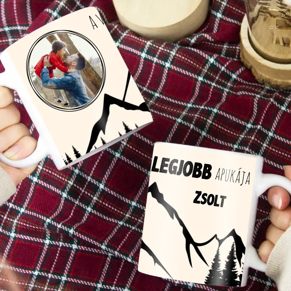 Egyedi képes bögre a világ legjobb Apukájának