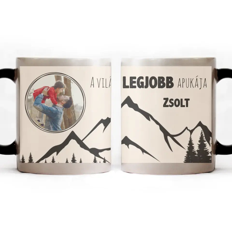 Egyedi képes bögre a világ legjobb Apukájának