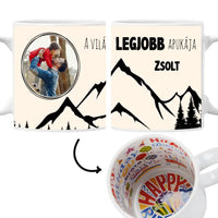 Egyedi képes bögre a világ legjobb Apukájának