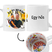 Egyedi képes szerkeszthető bögre Apáknak