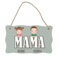 Szerkeszthető karakteres egyedi ajándék falidísz Nagymamáknak