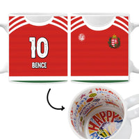 Magyar csapat focis ajándék bögre