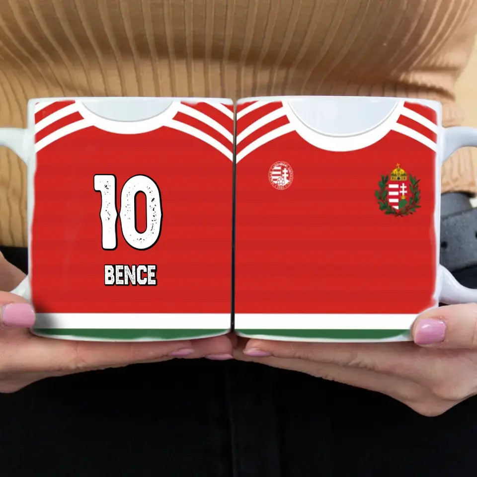 Magyar mezes focis ajándék bögre