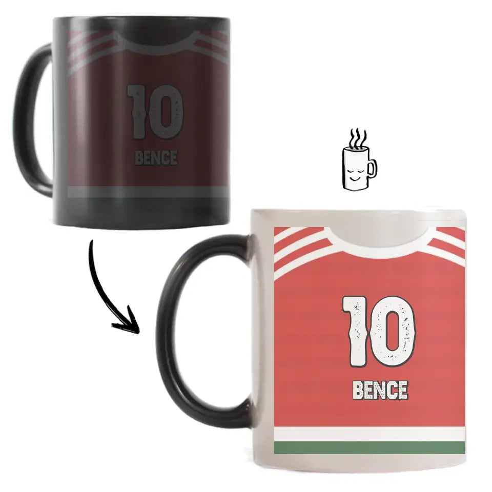 Magyar csapat focis ajándék bögre