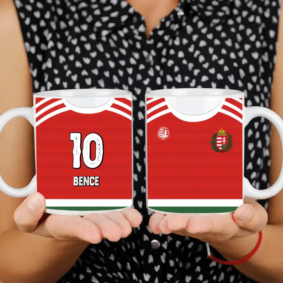 Magyar csapat focis ajándék bögre