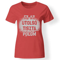 Egyedi ajándék anyukáknak- Ez az utolsó tiszta pólóm piros