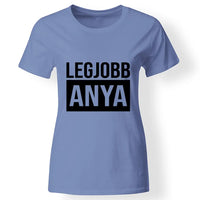 Egyedi ajándék anyukáknak - Legjobb Anya póló kék