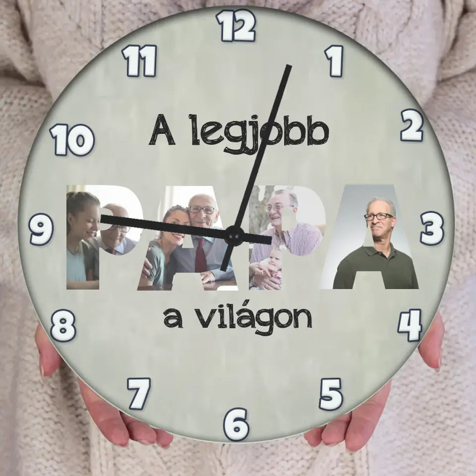 Legjobb Papa a világon óra