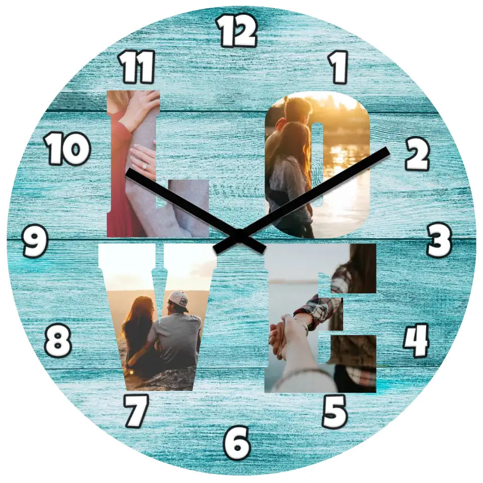 Love feliratos fényképes óra