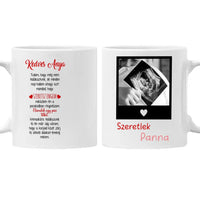 Egyedi ultrahang képes bögre Várandós Anyukáknak