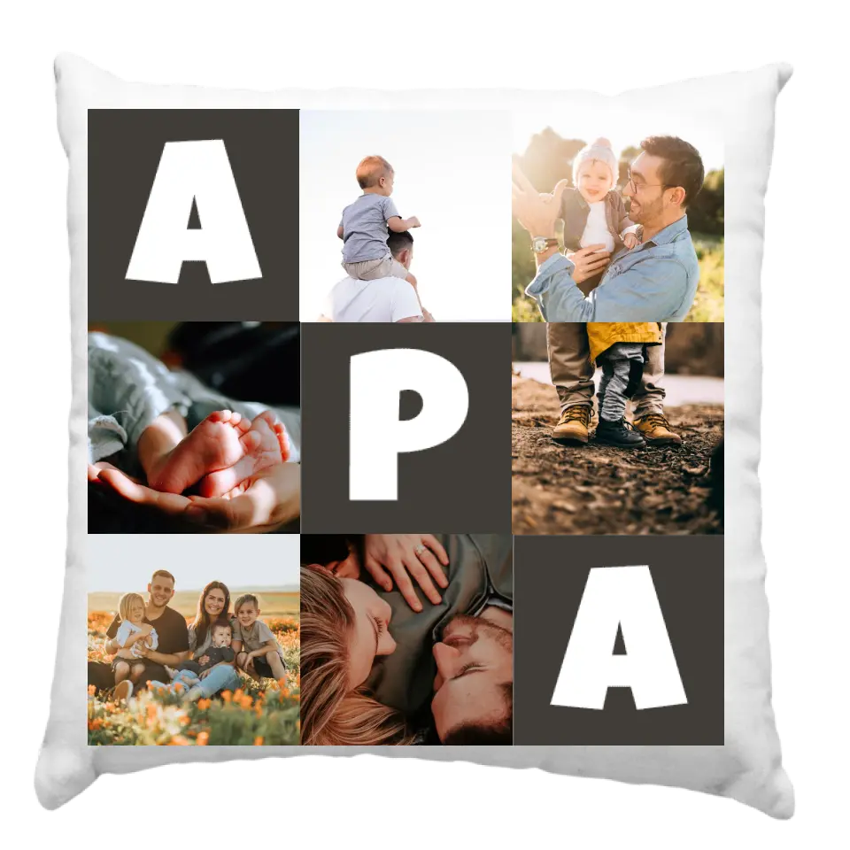 Apák napi párna 6 képpel