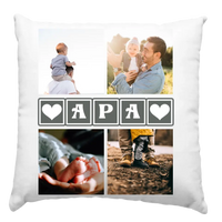 Apák napi párna 4 képpel