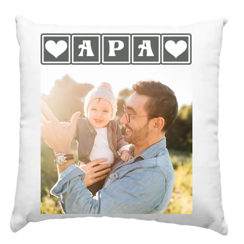 Apák napi párna 1 képpel